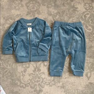 Gymboree baby velour sweat suit 12-18 months